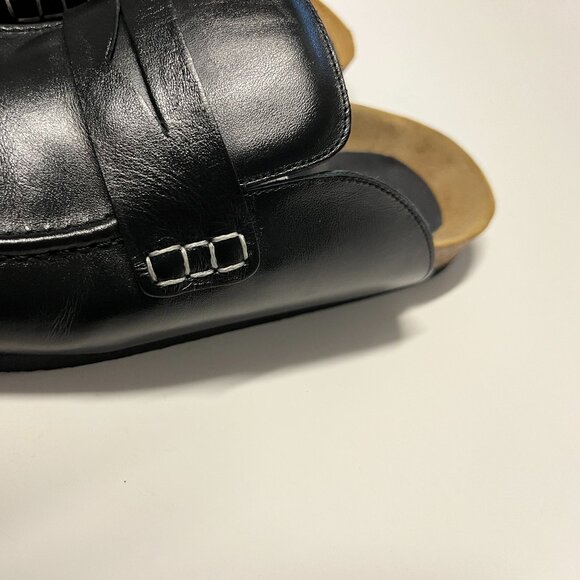 JW Anderson Black Leather Mules - Size 39 - Picture 3 of 12